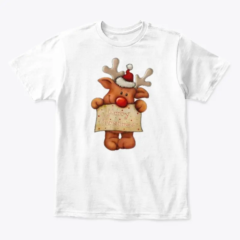 Seasonal Reindeer - Kids Tee